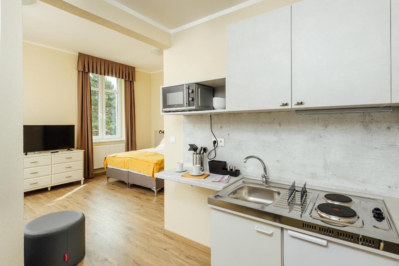 Trenčianske Teplice Apartmanovy Dom Grand - Contactless Check In מראה חיצוני תמונה